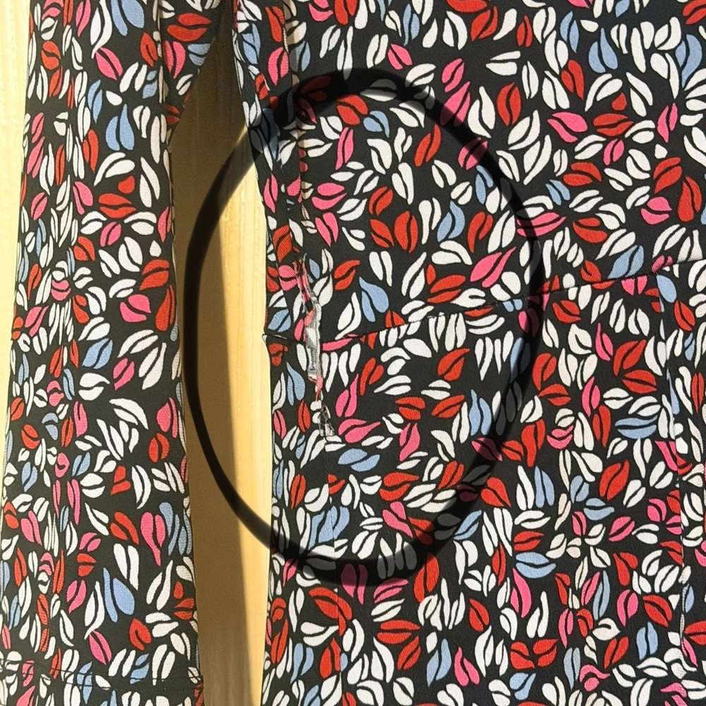 Liz Claiborne Red and Blue Floral Dress - Picture 4 of 8
